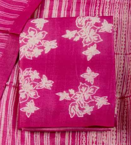 Pink Shibori Tussar Salwar1
