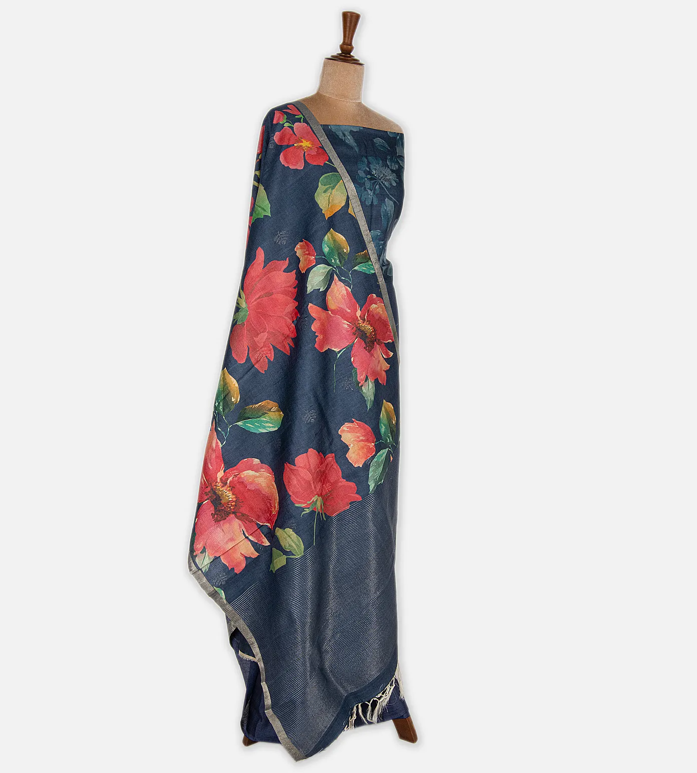 Blue Tussar Salwar3
