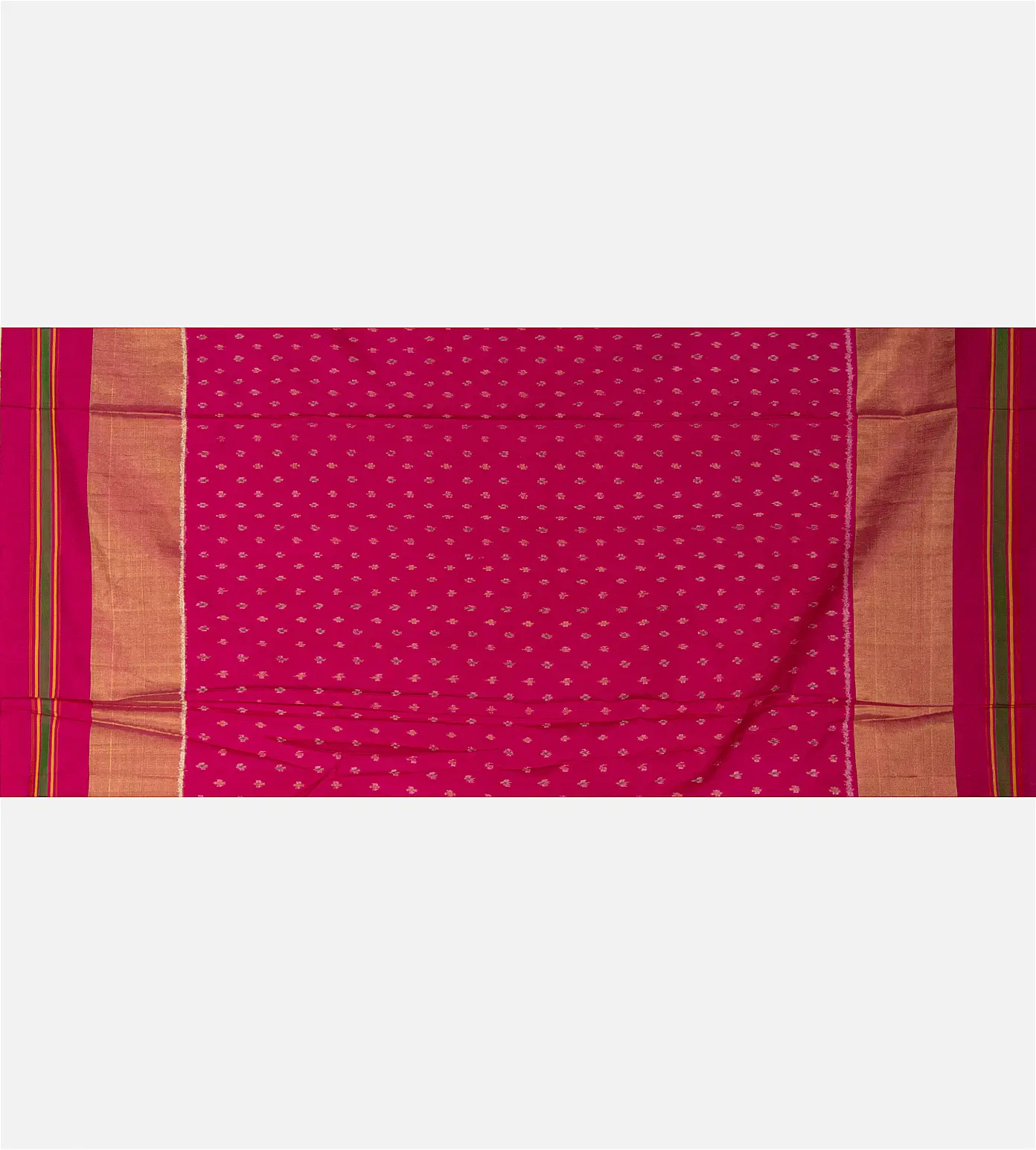 Pink Ikkat Silk Saree4