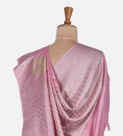 Pink Banarasi Silk Saree3