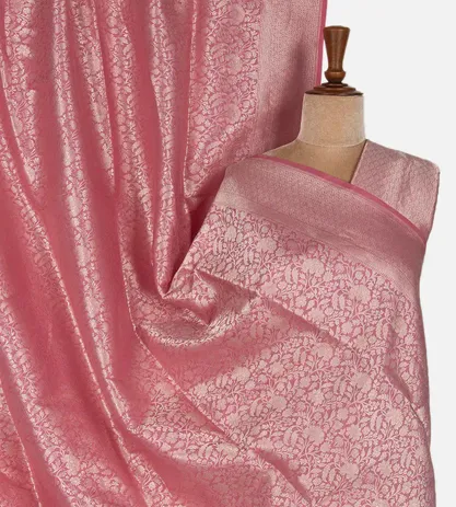 Light Pink Banarasi Silk Saree1