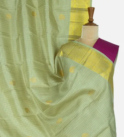 Pastel Green Kanchipuram Silk Saree1
