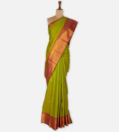 Light Green Kanchipuram Silk Saree2