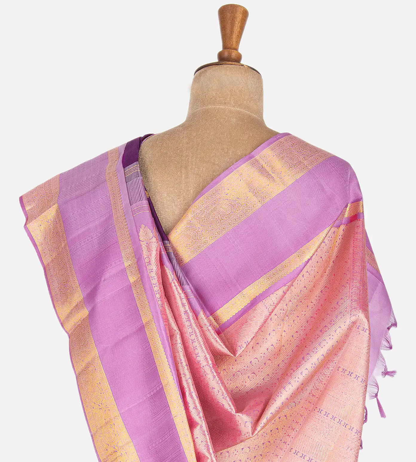 Purple Kanchipuram Silk Saree3