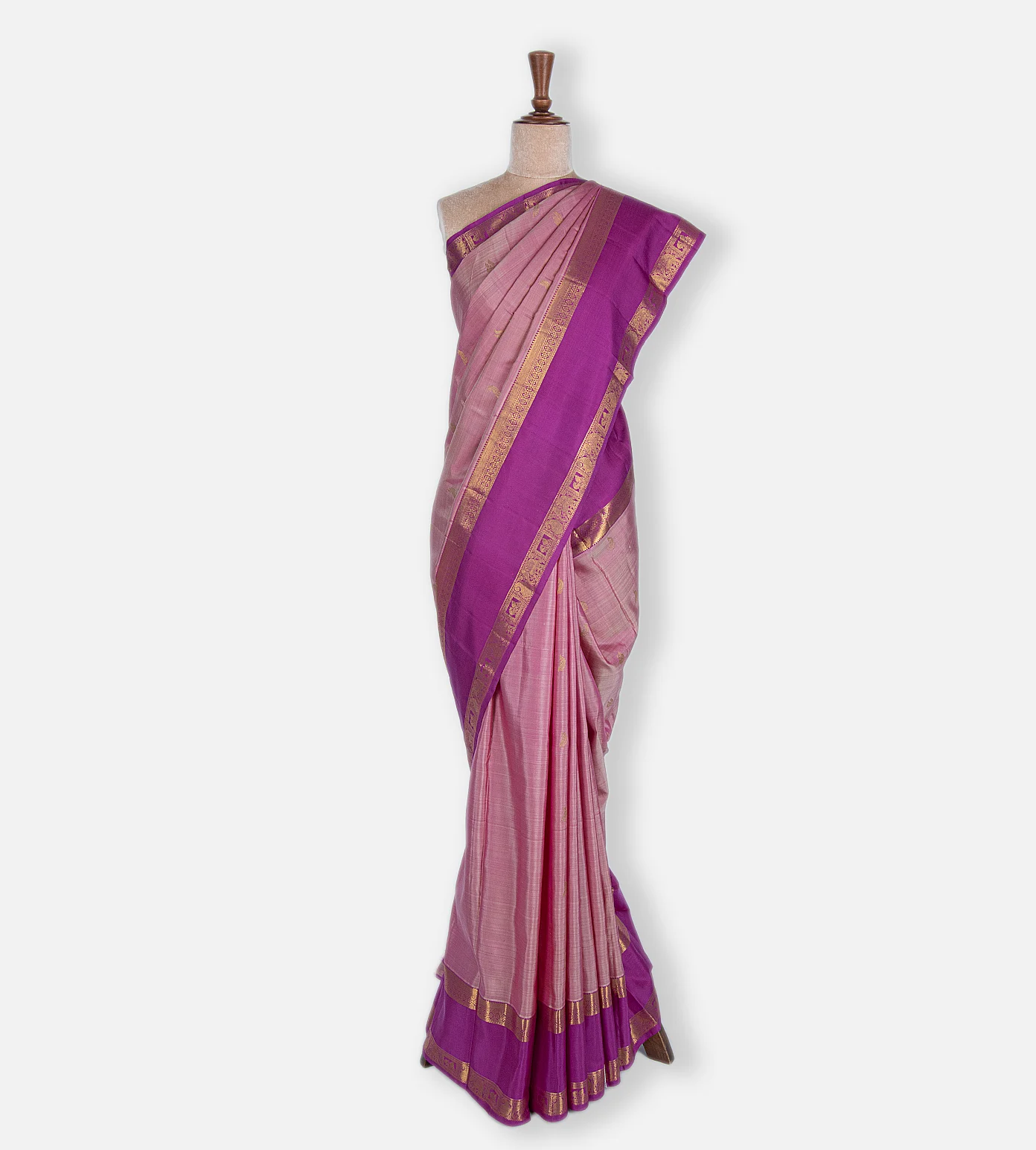 Pink Kanchipuram Silk Saree2