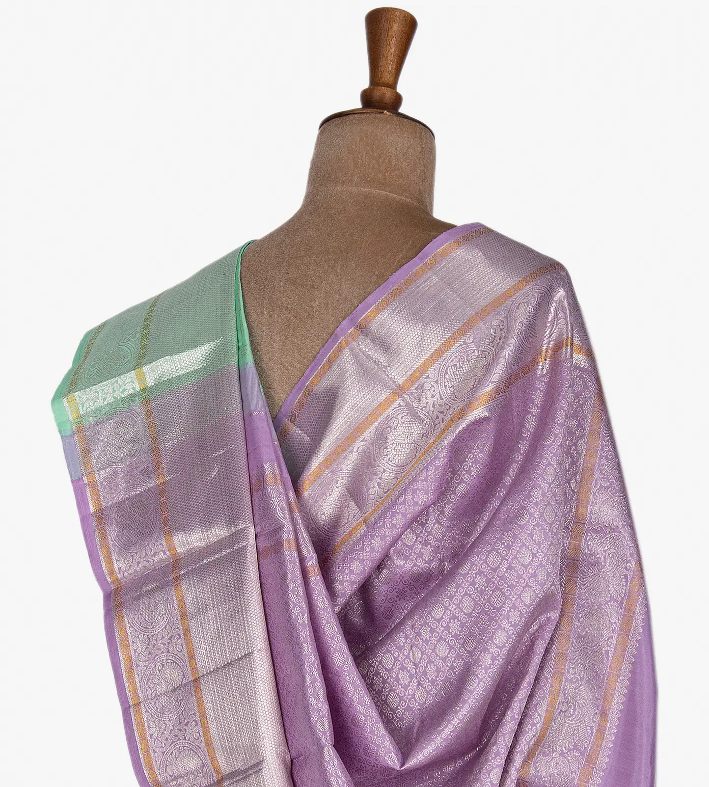 Blue Kanchipuram Silk Saree3