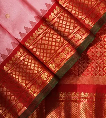 Light Pink Gadwal Silk Saree1