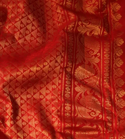 Light Pink Gadwal Silk Saree3