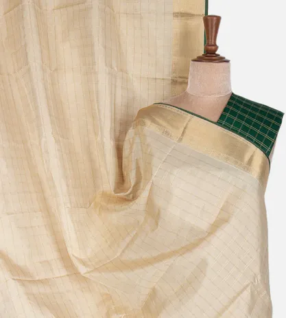 Off-White Soft Silk Saree1