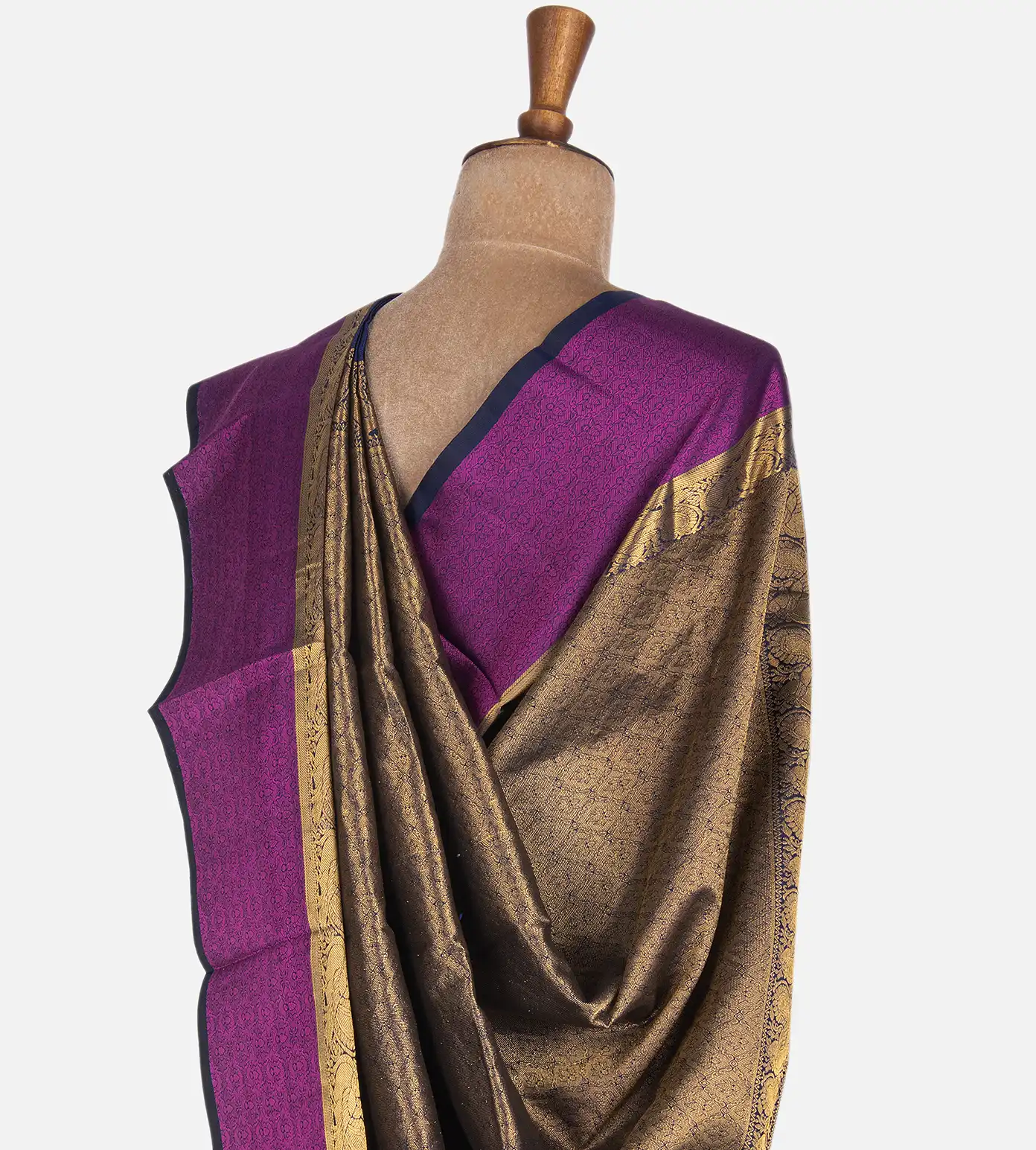 Deep Blue Soft Silk Saree3