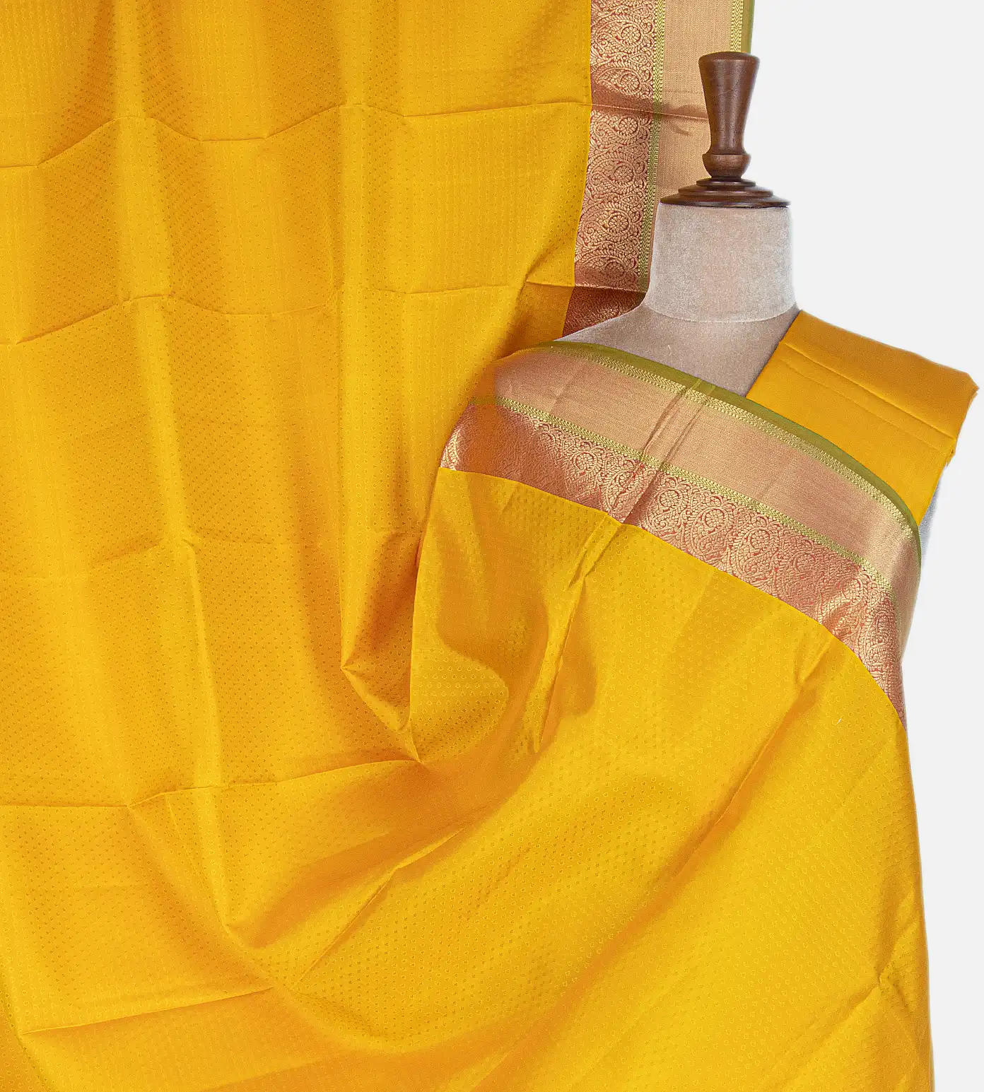 Yellow Soft Silk Saree1