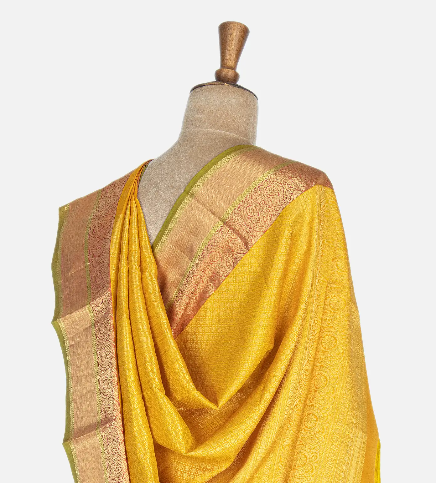 Yellow Soft Silk Saree3