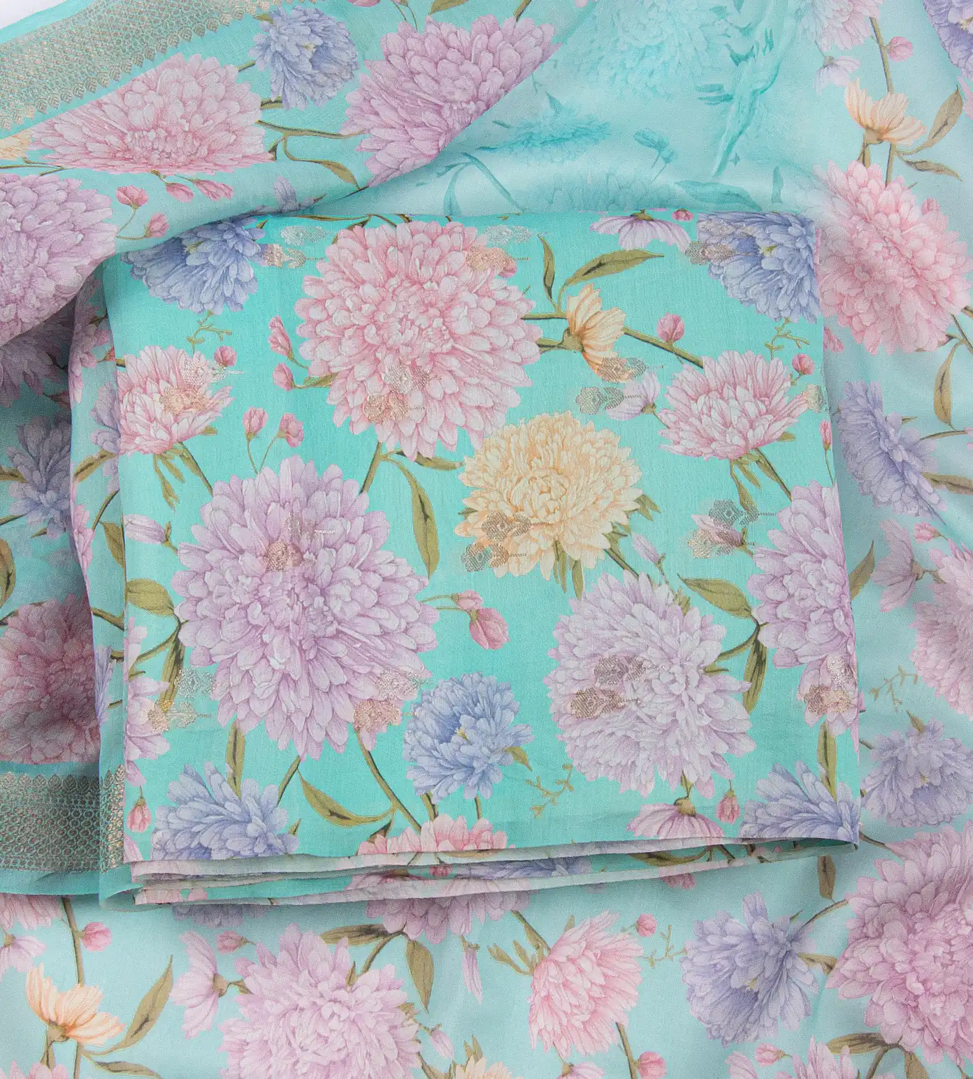 Blue Chanderi Cotton Salwar1