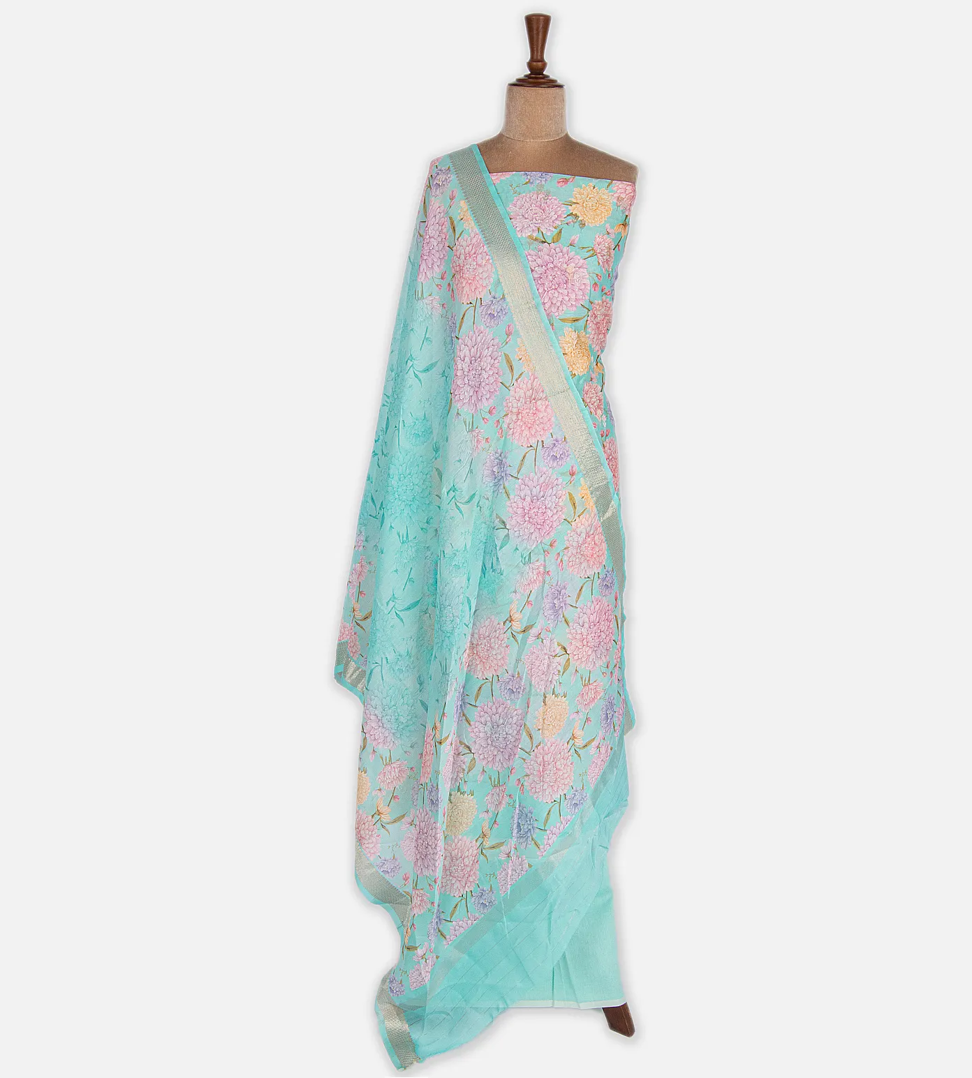 Blue Chanderi Cotton Salwar2