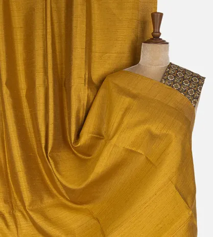 Gold Colour Tussar Saree1
