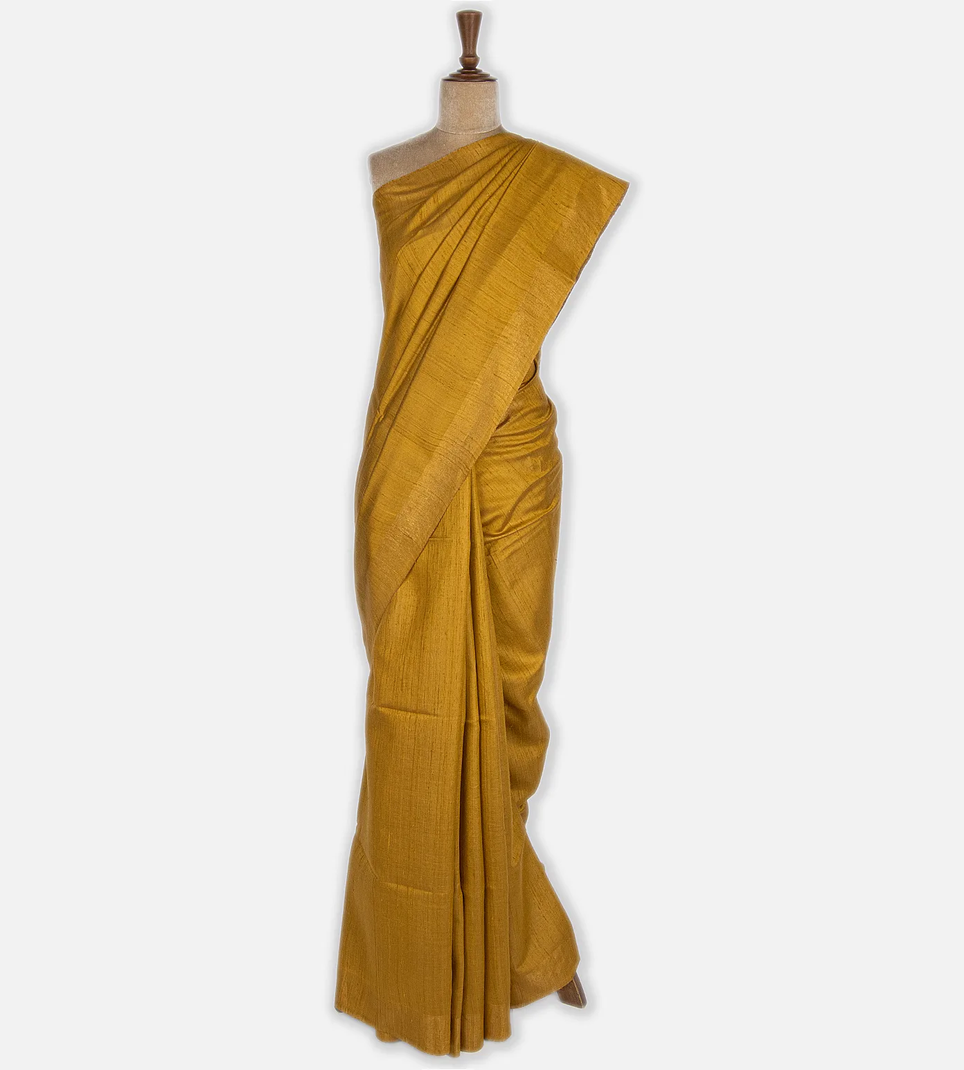 Gold Colour Tussar Saree2