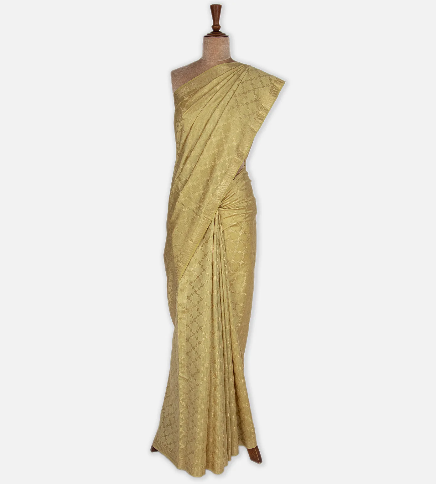 Dark Beige Chaniya Silk Saree2