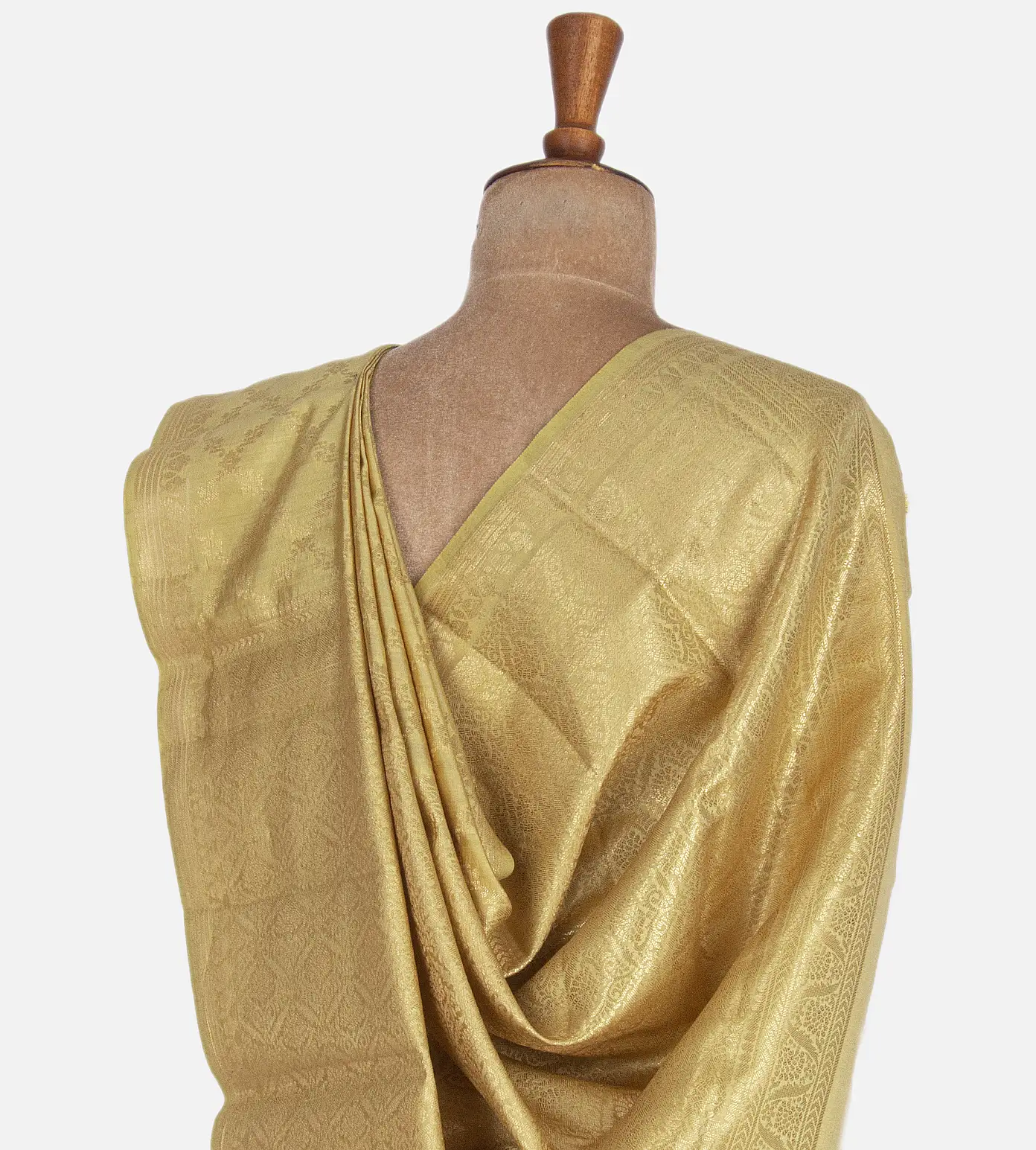 Dark Beige Chaniya Silk Saree3