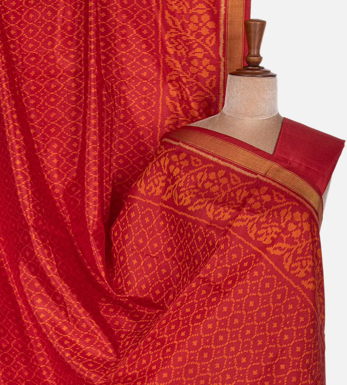Red Patola Silk Saree1