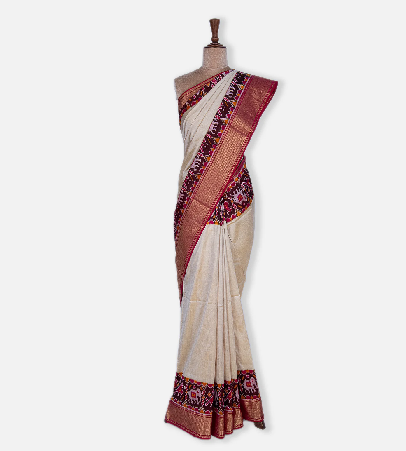 creme-ikkat-silk-saree-c0150839-b