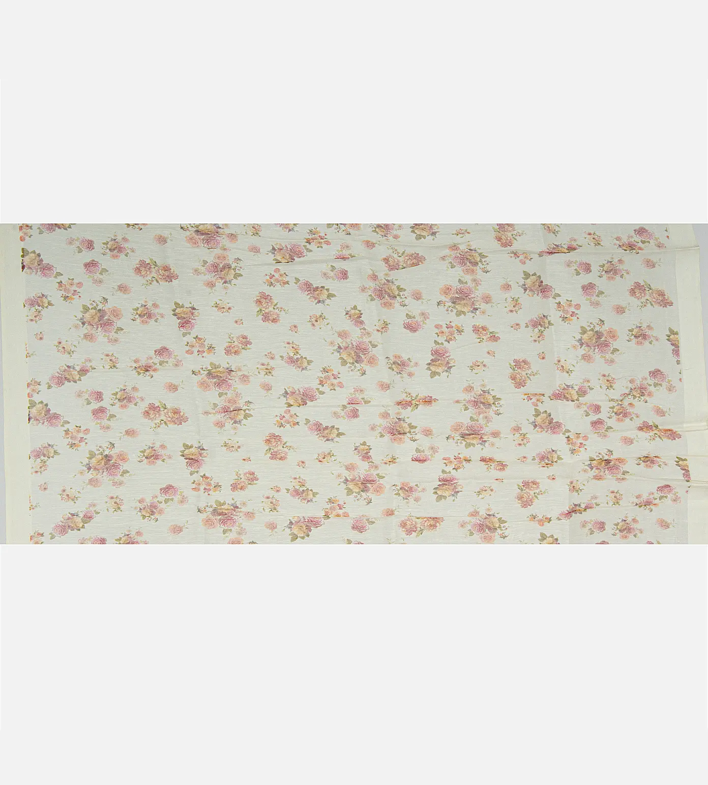 Off-White Linen Saree4