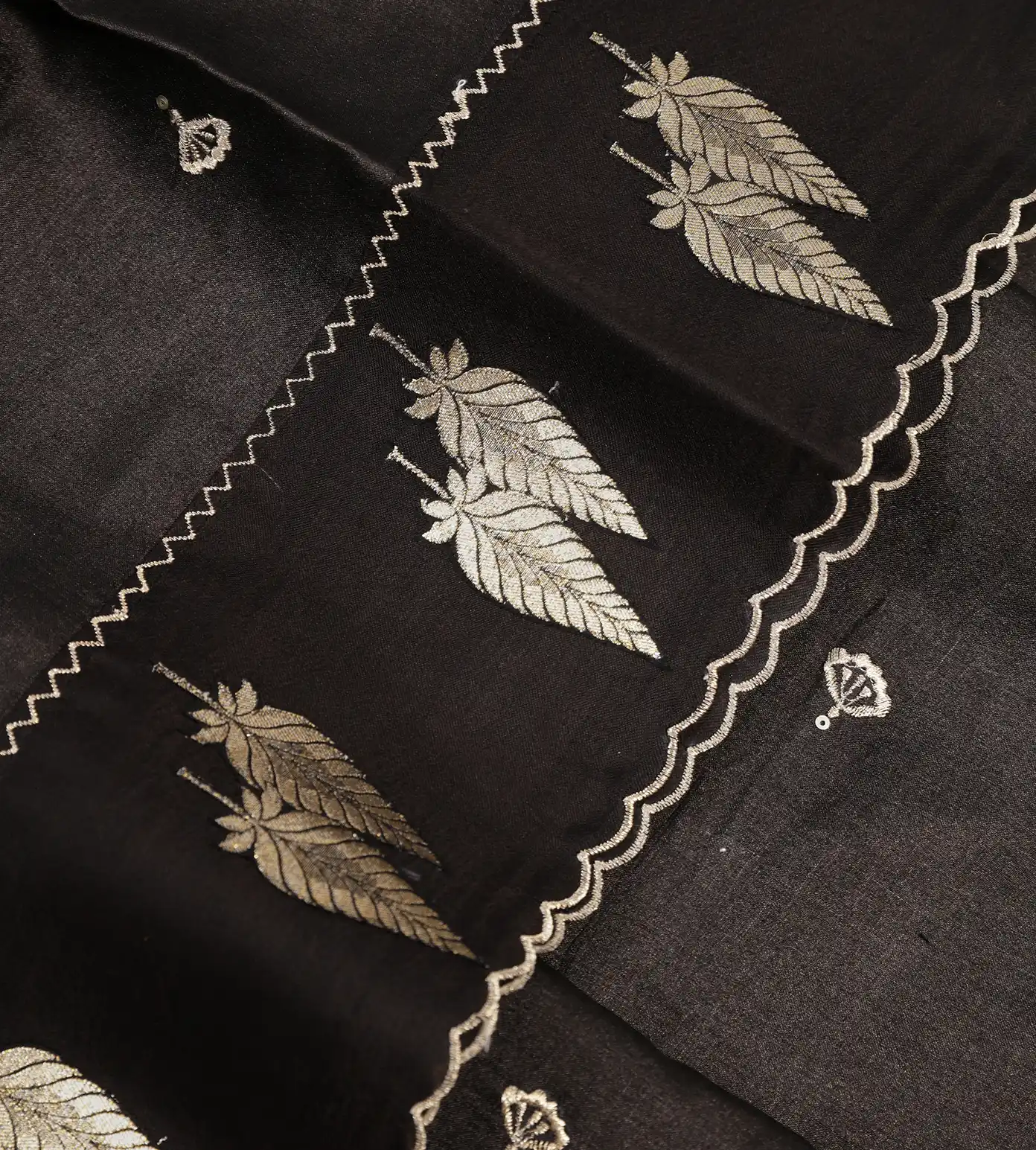 Black Tussar Saree5