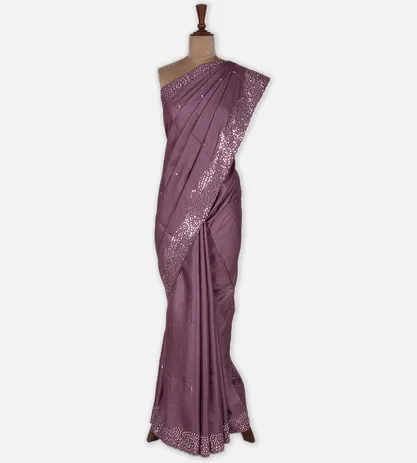 Onion Pink Tussar Embroidery Saree2