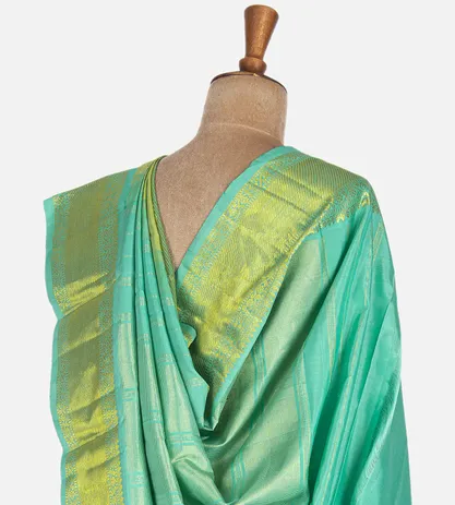 Light Green Kanchipuram Silk Saree3