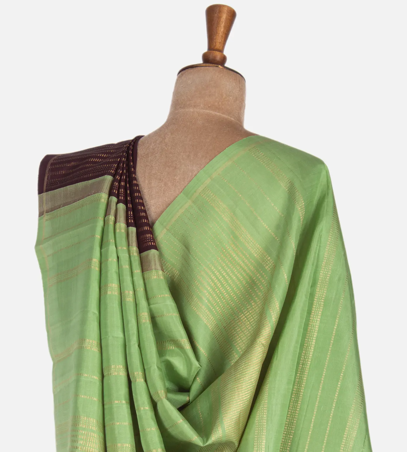 Deep Maroon Kanchipuram Silk Saree3