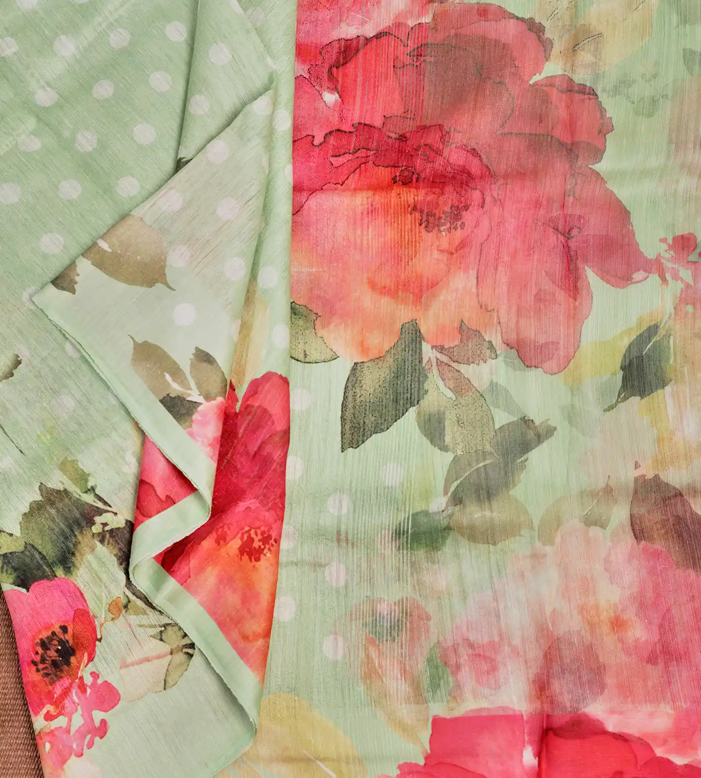 Green Matka Tussar Saree2