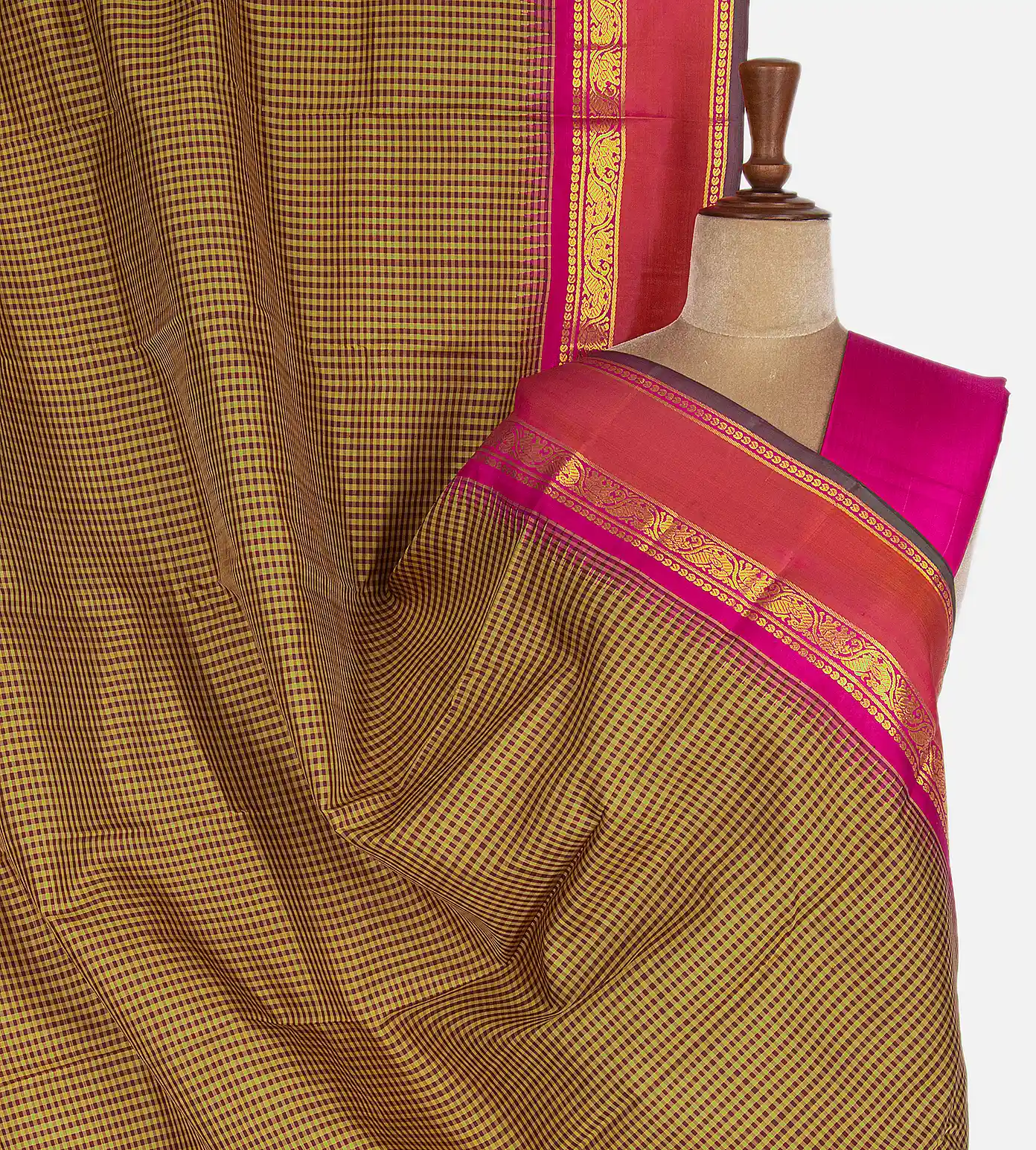 yellow-and-deep-maroon-kanchipuram-silk-saree-c0151446-a