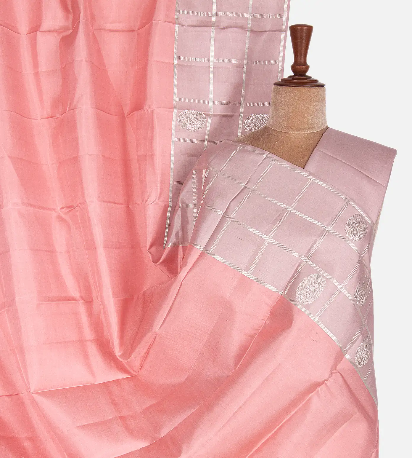 Pink Kanchipuram Silk Saree1