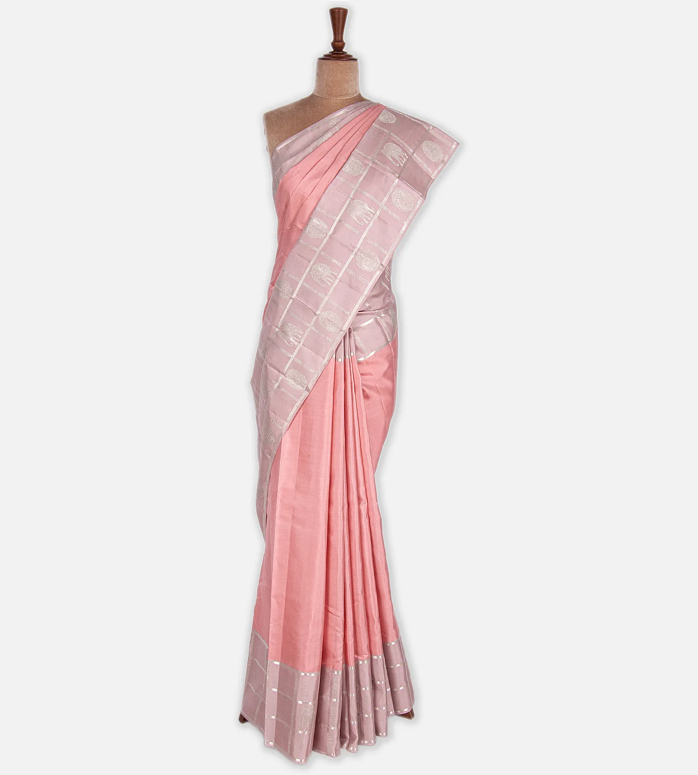 Pink Kanchipuram Silk Saree2