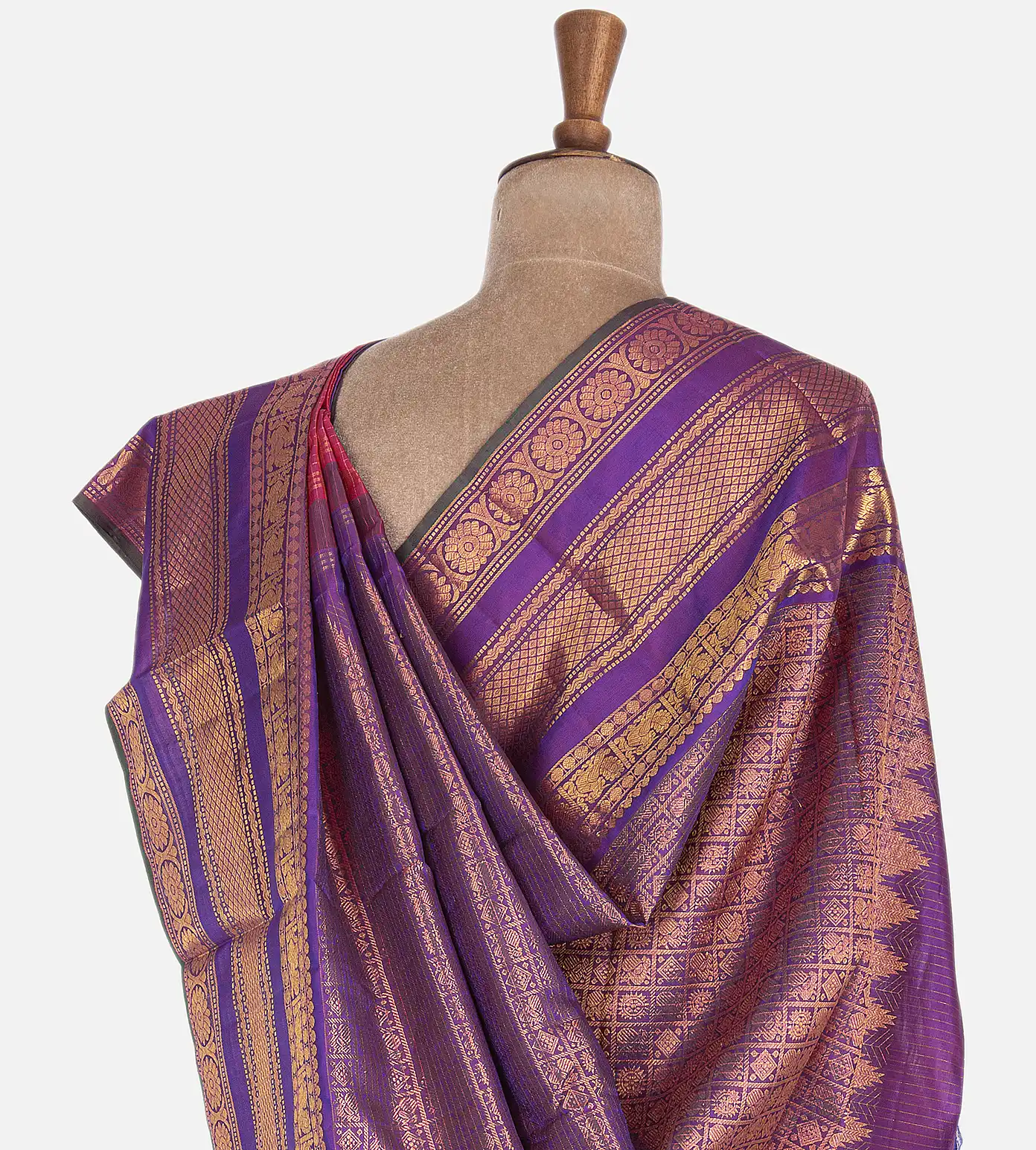Pink Kanchipuram Silk Saree3