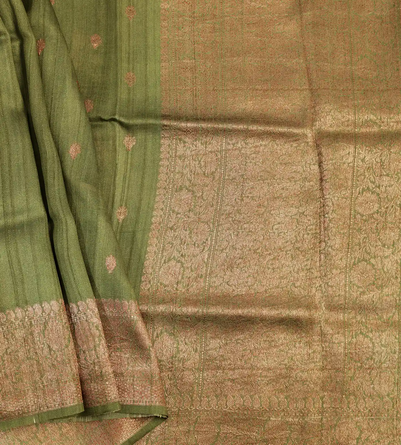 green-banarasi-tussar-saree-rv27773-b