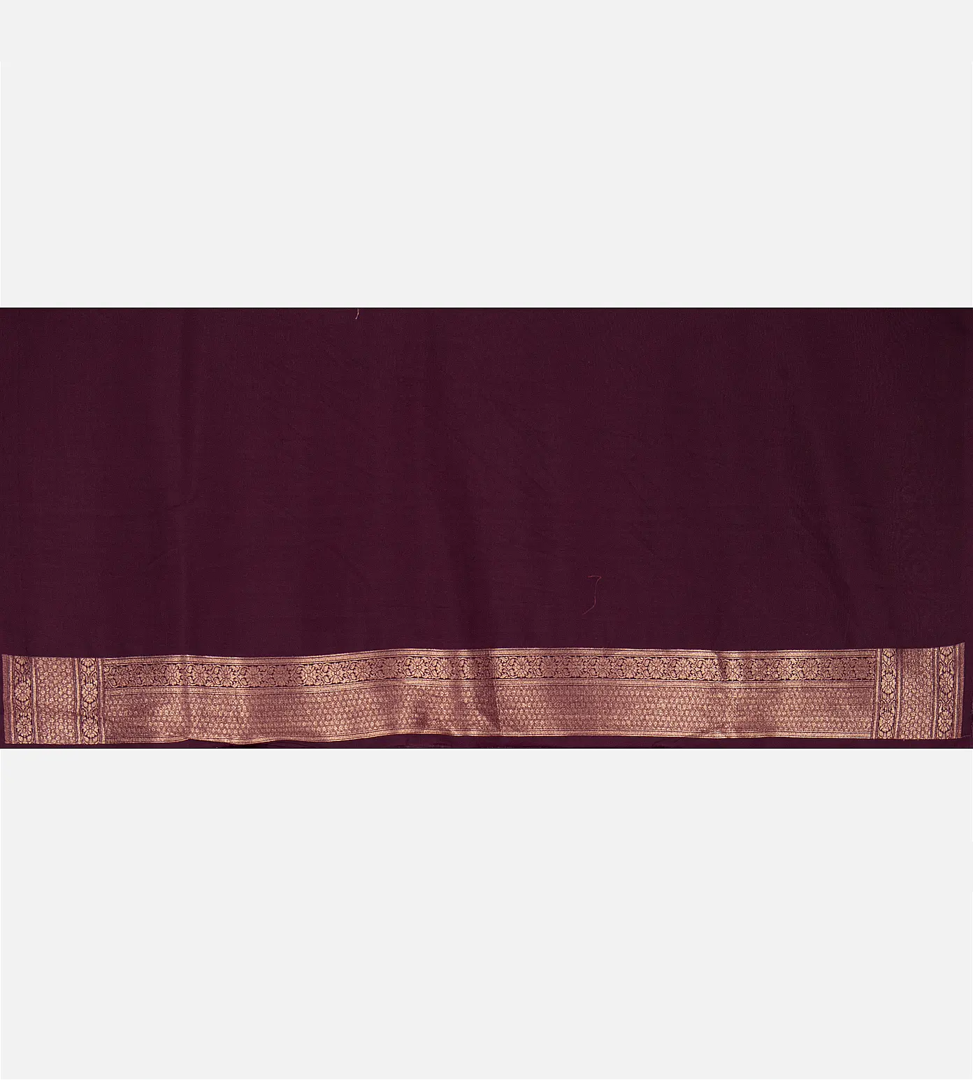 Maroon Banaras Crepe Saree4