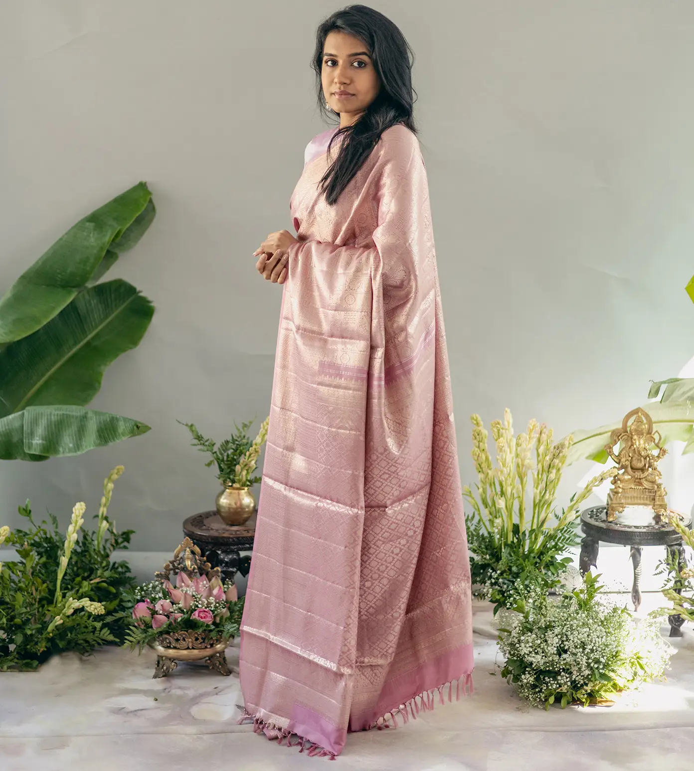 Pink Kanchipuram Silk Saree4