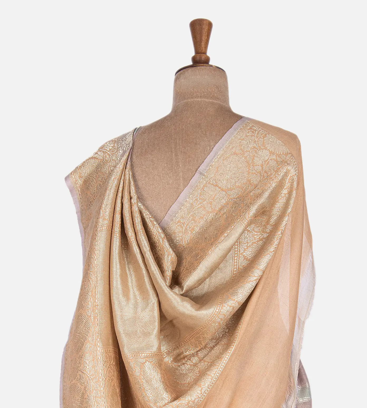 Multicolour Tussar Georgette Saree3