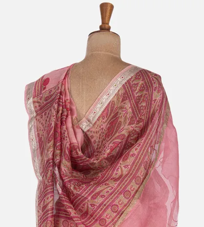 Pink Chanderi Cotton Saree3