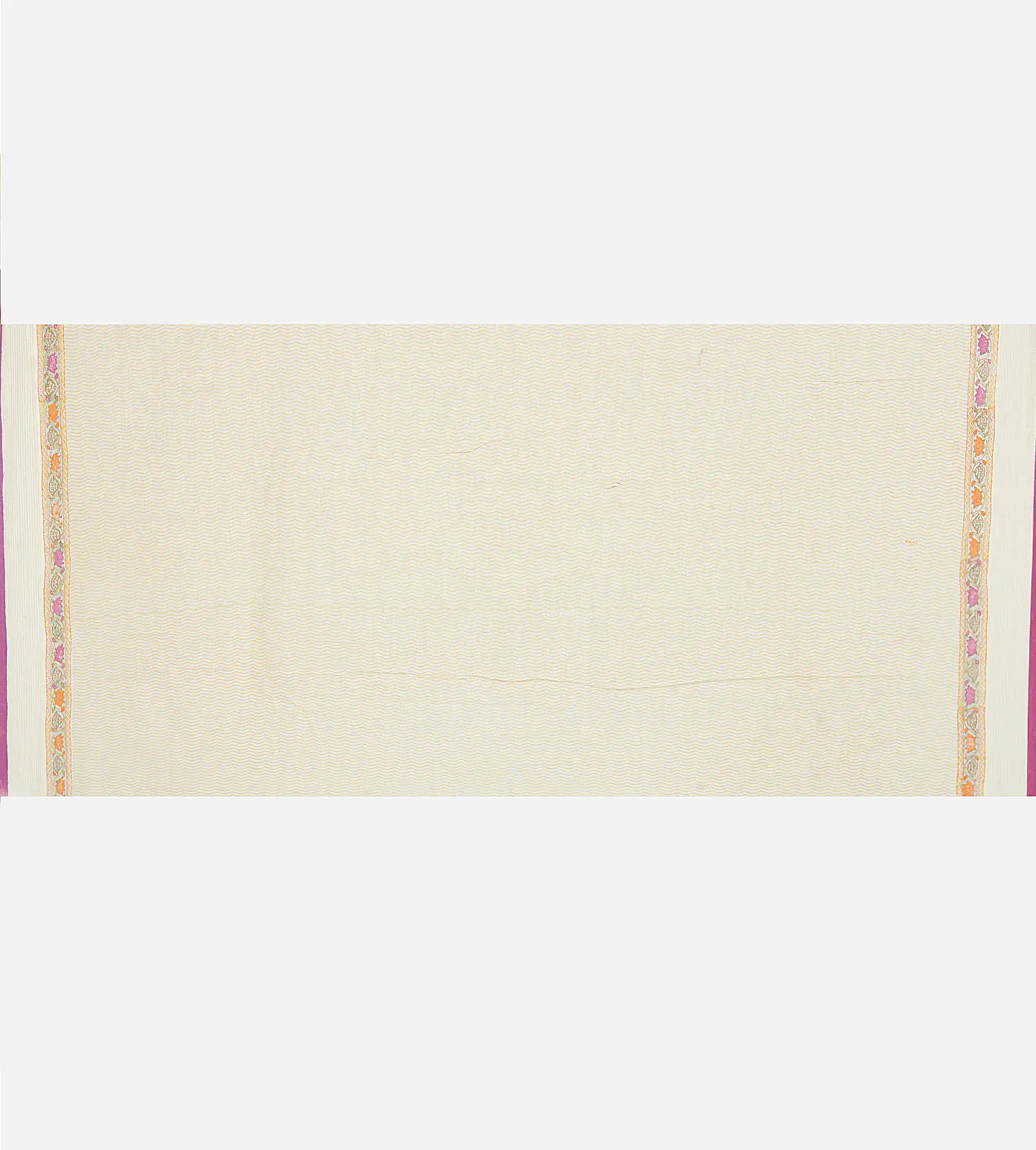 Off-White Cotton Saree4