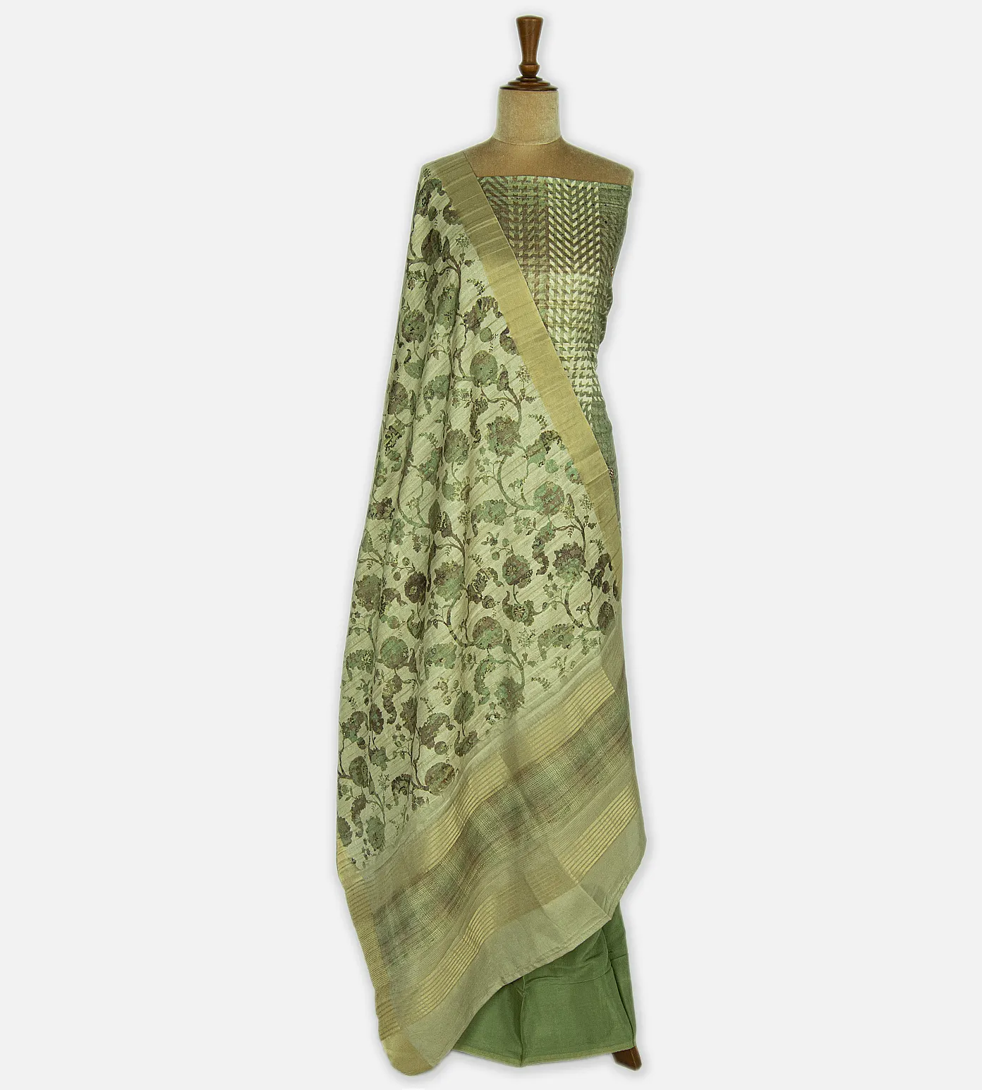 Green Mixed Cotton Salwar2