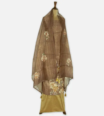 Brown Mixed Cotton Salwar3