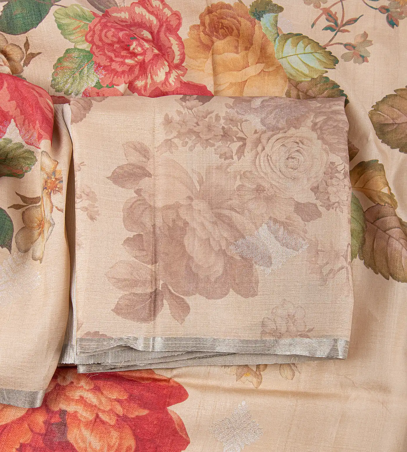 Beige Tussar Salwar1