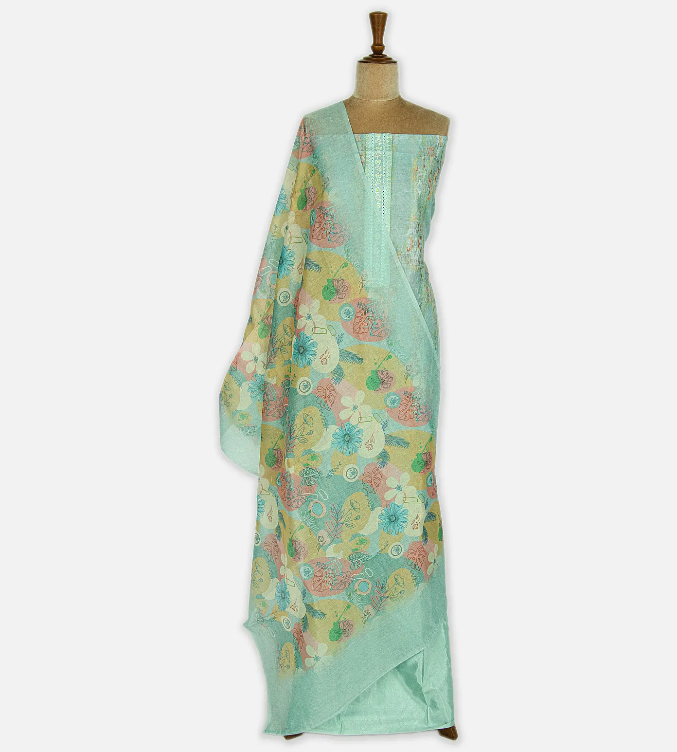 Multicolour Mixed Cotton Salwar2