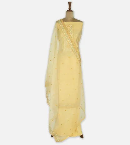 Yellow Banarasi Cotton Salwar2