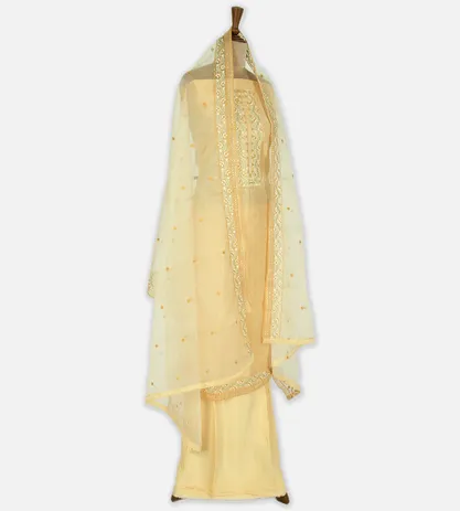 Yellow Banarasi Cotton Salwar3