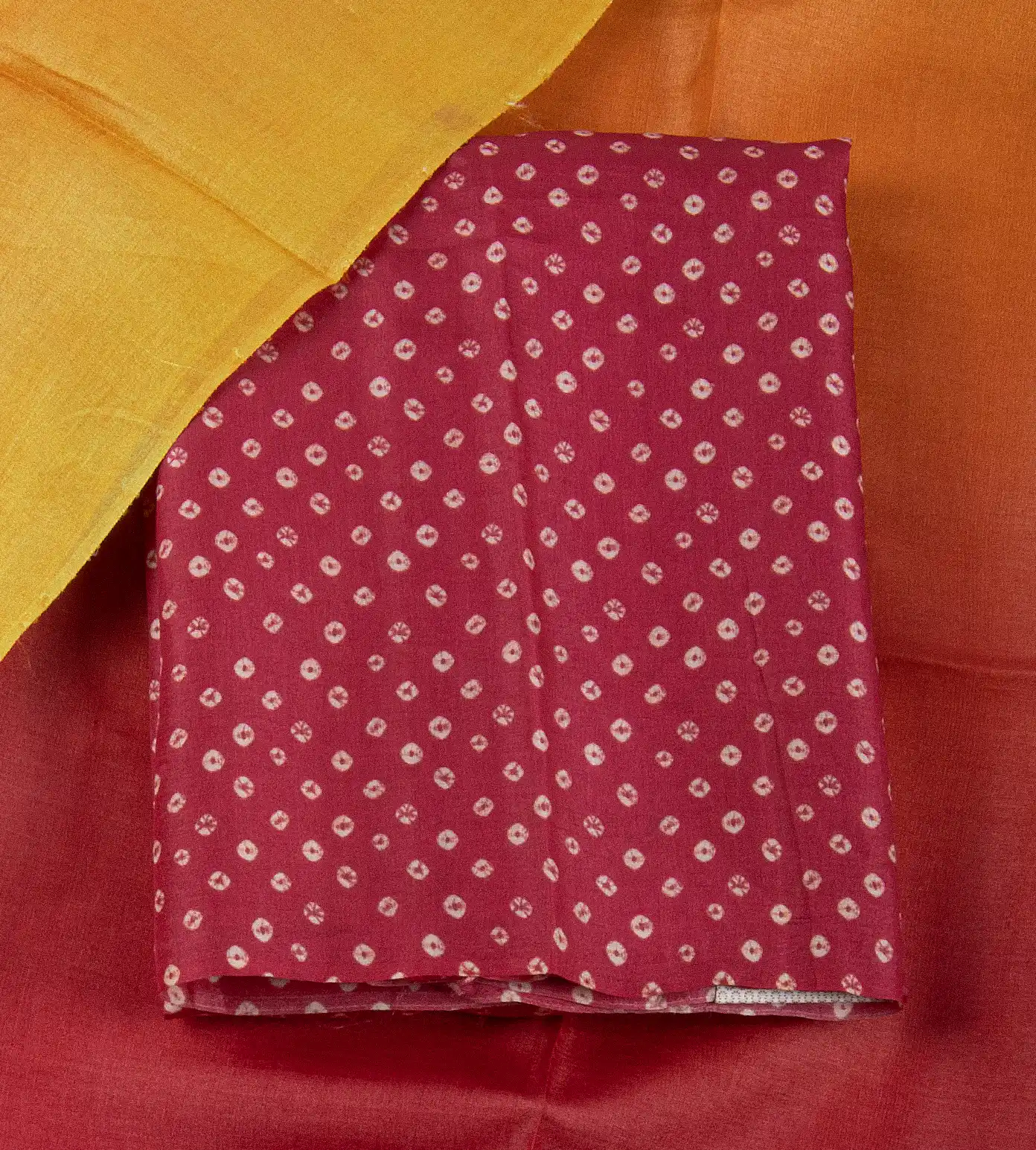 Crimson Red Tussar Salwar1