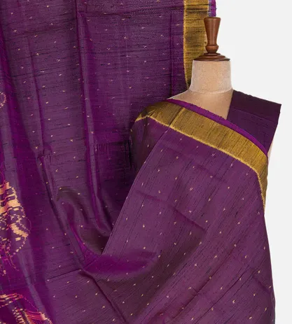 Purple Patola Silk Saree1