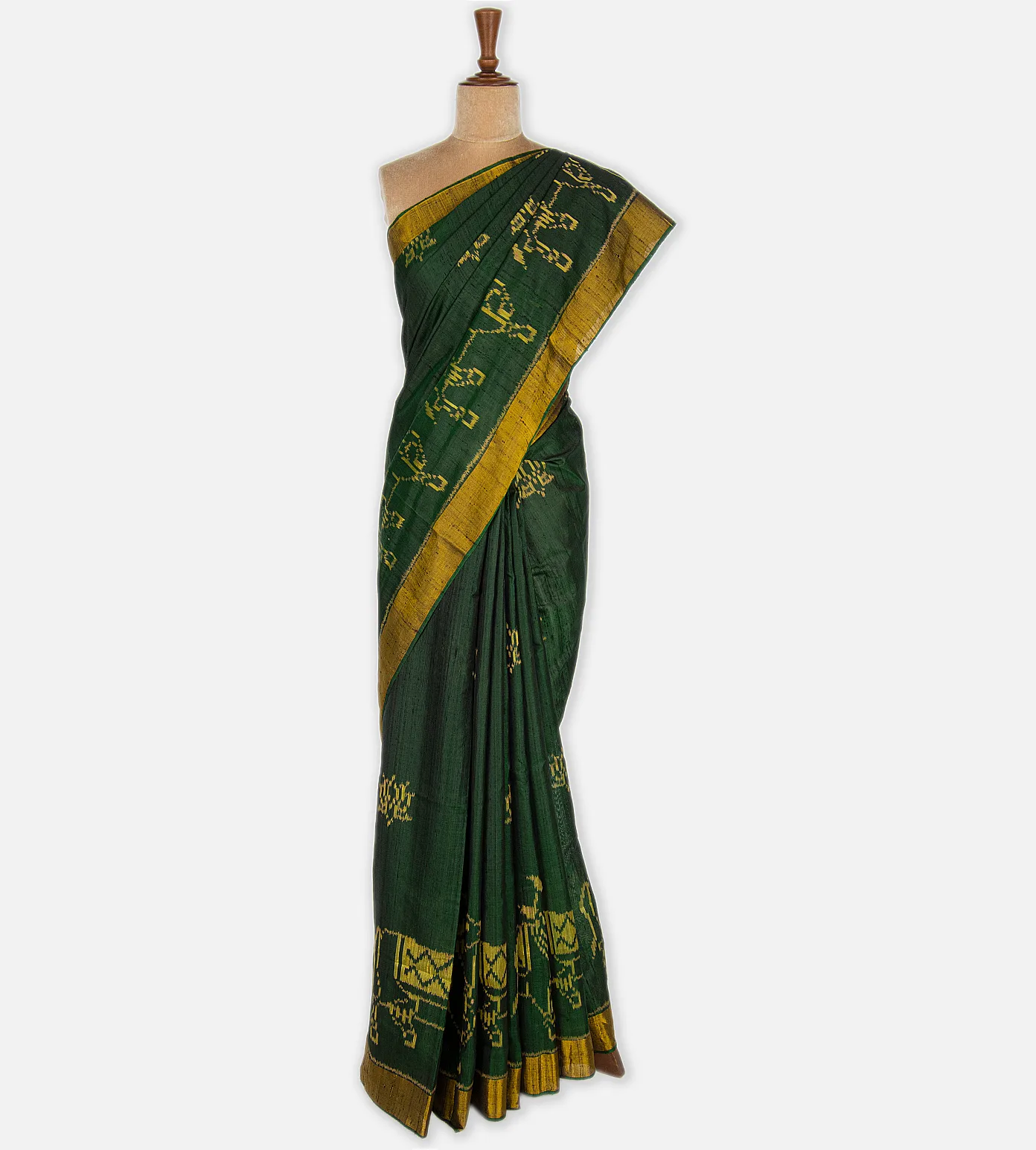 Green Patola Silk Saree2