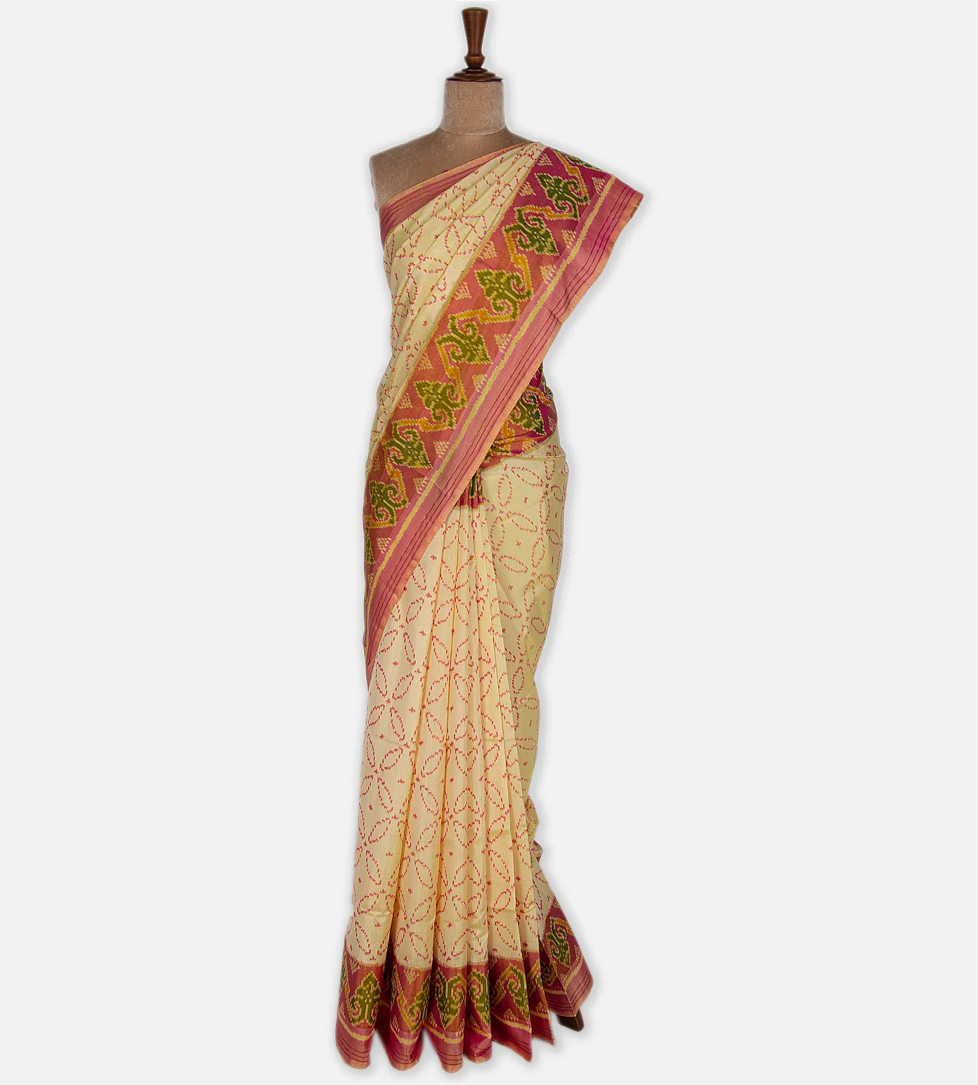 Yellow Patola Silk Saree2